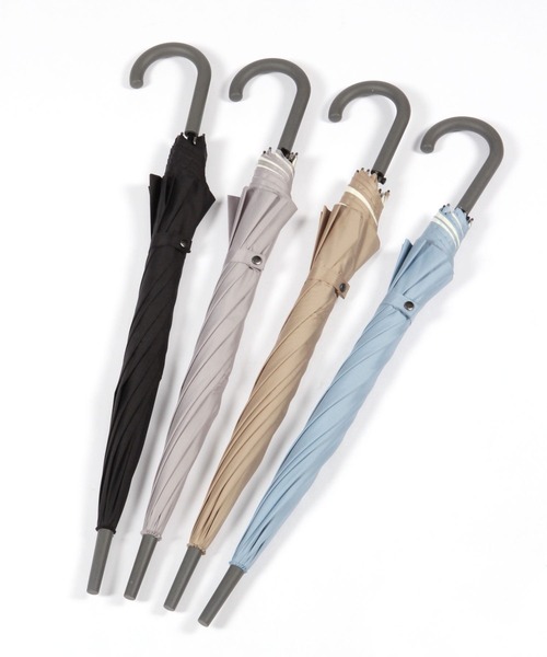 GLOBAL WORK(グローバルワーク)の「晴雨兼用長傘/174703(長傘・レディース・ライトベージュ/ライトブルー/ブラック/ライトグレー・FREE)」の5枚目の写真