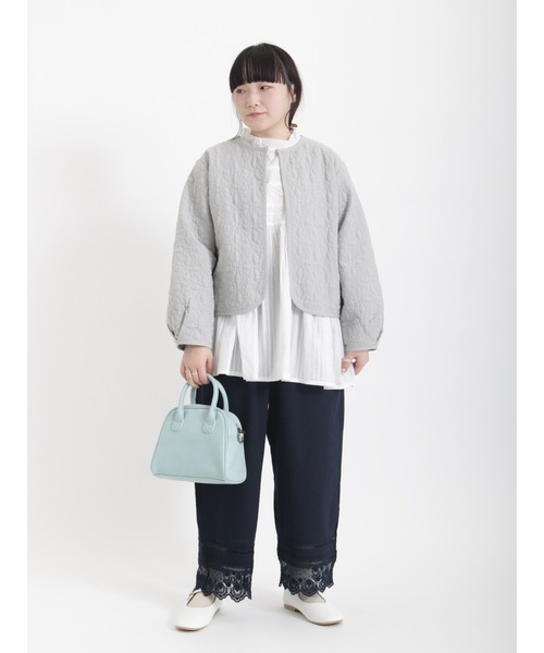 Samansa Mos2（サマンサ モスモス）の「2WAYボストンショルダーバッグ（ハンドバッグ・レディース・ブラック/オフホワイト/ブルー・ﾌﾘ-）」の13枚目の写真