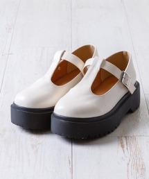 attagirl | 厚底Tストラップシューズ(ローファー)