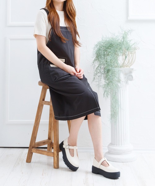 attagirl（アタガール）の「厚底Tストラップシューズ（ローファー・レディース・ブラック/アイボリー/ブラック系その他・S/M/L/LL）」の18枚目の写真