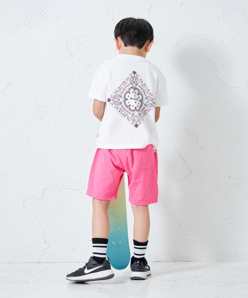 MAKE YOUR DAY（メイクユアデイ）の「カラバリカットソー5分丈パンツ■80～140cm（その他パンツ・キッズ・オレンジ/ピンク/レモンイエロー/ターコイズブルー/グレー・80/90/100/110/120/130/140）」の13枚目の写真