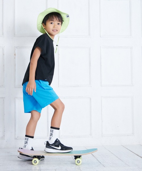 MAKE YOUR DAY（メイクユアデイ）の「カラバリカットソー5分丈パンツ■80～140cm（その他パンツ・キッズ・オレンジ/ピンク/レモンイエロー/ターコイズブルー/グレー・80/90/100/110/120/130/140）」の20枚目の写真