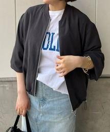 RIVE DROITE | 程よいシアー感でロングシーズン活躍/ジョーゼットMA-1(MA-1)