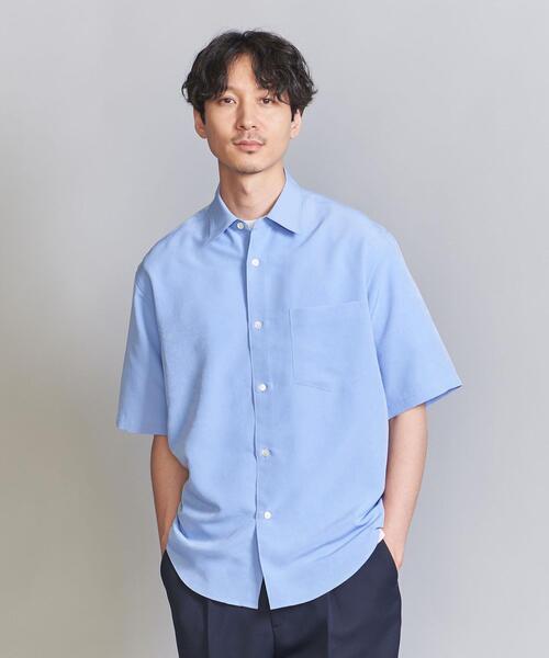 beauty＆youth シルキータッチ テーパード シャツ BEAUTY&YOUTH UNITED ARROWS（ビューティーアンドユース