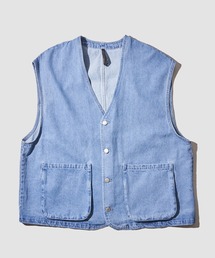ADPOSION | ヴィンテージ加工デニムベスト(ベスト)