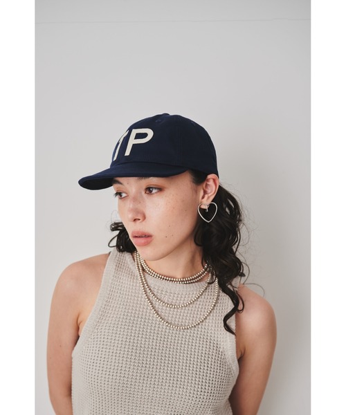 THEATRE PRODUCTS（シアタープロダクツ）の「イニシャルキャップ（キャップ・レディース・ホワイト/ネイビー/ブルー/グレー/ブルー系その他・FREE）」の9枚目の写真