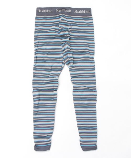 Healthknit(ヘルスニット)の「【 HealthKnit / ヘルスニット 】ゆる圧レギンス ボーダーレギンス スポーツ 運動 4208 4210 SIP(レギンス/スパッツ・レディース・ブルー系その他/グレー/ネイビー/チャコール・L/M)」の14枚目の写真