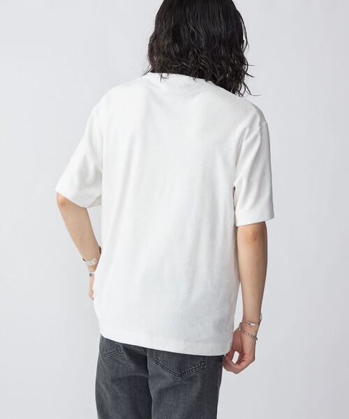 SHIPS(シップス)の「SHIPS: PLA ポリ乳酸 パイル Tシャツ(Tシャツ/カットソー・メンズ・ネイビー/カーキ/オフホワイト・SMALL/MEDIUM/LARGE/X-LARGE)」の7枚目の写真