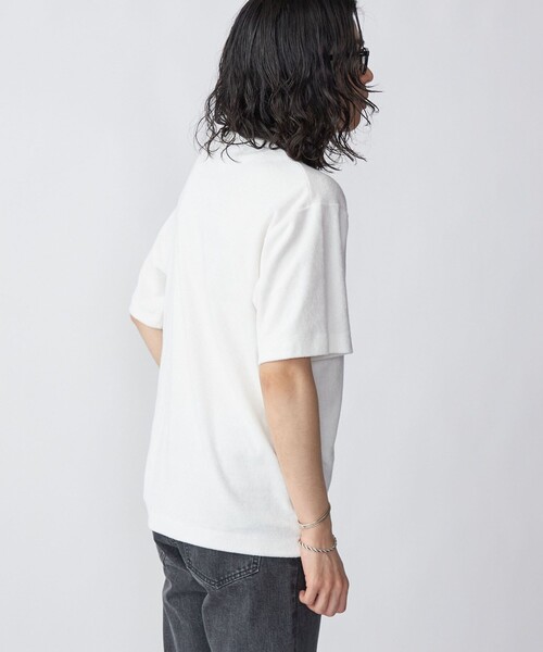 SHIPS(シップス)の「SHIPS: PLA ポリ乳酸 パイル Tシャツ(Tシャツ/カットソー・メンズ・ネイビー/カーキ/オフホワイト・SMALL/MEDIUM/LARGE/X-LARGE)」の8枚目の写真