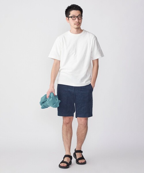 SHIPS(シップス)の「SHIPS: PLA ポリ乳酸 パイル Tシャツ(Tシャツ/カットソー・メンズ・ネイビー/カーキ/オフホワイト・SMALL/MEDIUM/LARGE/X-LARGE)」の13枚目の写真