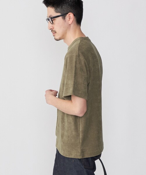 SHIPS(シップス)の「SHIPS: PLA ポリ乳酸 パイル Tシャツ(Tシャツ/カットソー・メンズ・ネイビー/カーキ/オフホワイト・SMALL/MEDIUM/LARGE/X-LARGE)」の15枚目の写真