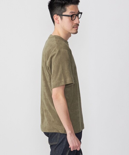 SHIPS(シップス)の「SHIPS: PLA ポリ乳酸 パイル Tシャツ(Tシャツ/カットソー・メンズ・ネイビー/カーキ/オフホワイト・SMALL/MEDIUM/LARGE/X-LARGE)」の17枚目の写真