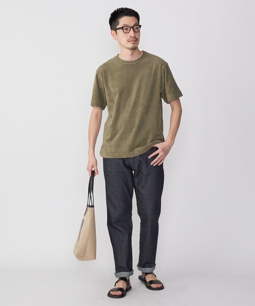 SHIPS(シップス)の「SHIPS: PLA ポリ乳酸 パイル Tシャツ(Tシャツ/カットソー・メンズ・ネイビー/カーキ/オフホワイト・SMALL/MEDIUM/LARGE/X-LARGE)」の18枚目の写真