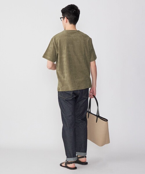 SHIPS(シップス)の「SHIPS: PLA ポリ乳酸 パイル Tシャツ(Tシャツ/カットソー・メンズ・ネイビー/カーキ/オフホワイト・SMALL/MEDIUM/LARGE/X-LARGE)」の20枚目の写真