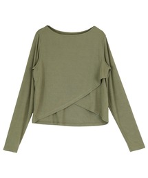 UR'S（ユアーズ）の「フロントクロスデザイントップス／ラッシュガード（ラッシュガード・レディース）」