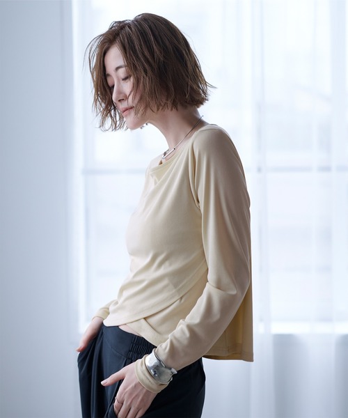 フロントクロスデザイントップス／ラッシュガード