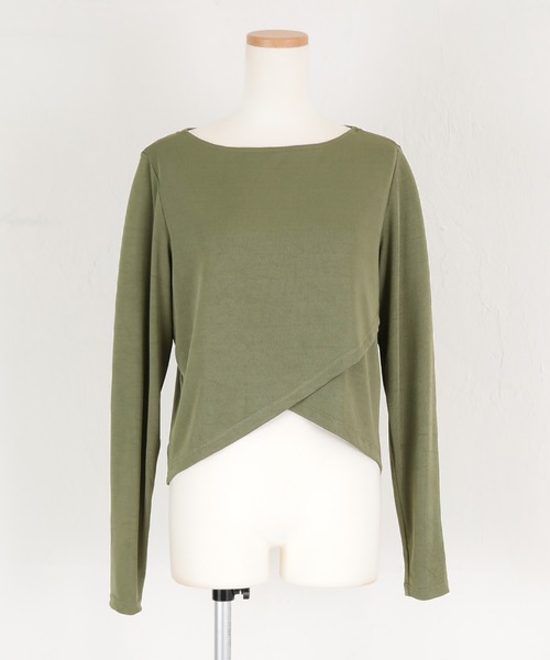 フロントクロスデザイントップス／ラッシュガード