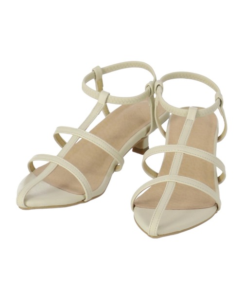 ANAP(アナップ)の「ストラップサンダル(サンダル・レディース・ブラック/オフホワイト・S/M/L)」の6枚目の写真