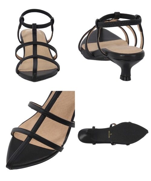 ANAP(アナップ)の「ストラップサンダル(サンダル・レディース・ブラック/オフホワイト・S/M/L)」の5枚目の写真