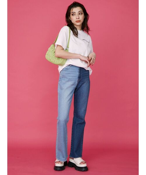 EVRIS（エヴリス）の「ギャザーハンドBAG（ハンドバッグ・レディース・ホワイト/ブラック/グリーン・FREE）」の7枚目の写真