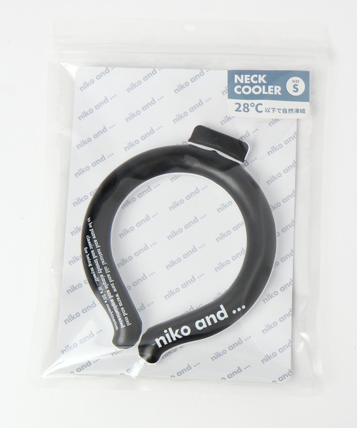 niko and...（ニコアンド）の「オリジナルニコロゴリングネッククーラーS（子供向け）（アウトドアグッズ・レディース・ホワイト/ブラック・0）」の10枚目の写真