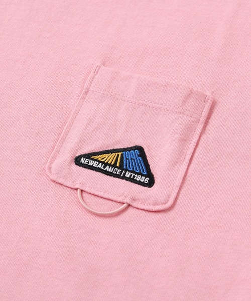 NEW BALANCE（ニューバランス）の「MT1996 ショートスリーブTシャツ（Tシャツ/カットソー・レディース・ピンク/サンドグレー/ホワイト・LARGE/MEDIUM/SMALL）」の9枚目の写真