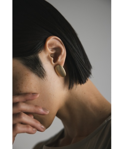 STYLEMIXER(スタイルミキサー)の「ライズプレートピアス(ピアス(両耳用)・レディース・シルバー/ゴールド・FREE)」の2枚目の写真