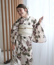 utatane（ウタタネ）の「ジュニア浴衣3点セット ひよこ商店 くすみ