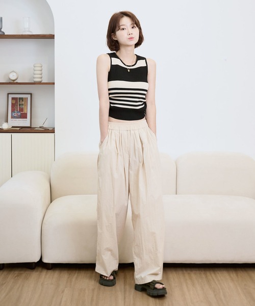 定価以下♡yori2024 シャーベットニットノースリーブ　タグ付き 7月上旬発送予定 シャーベットニットノースリーブ【shichaku