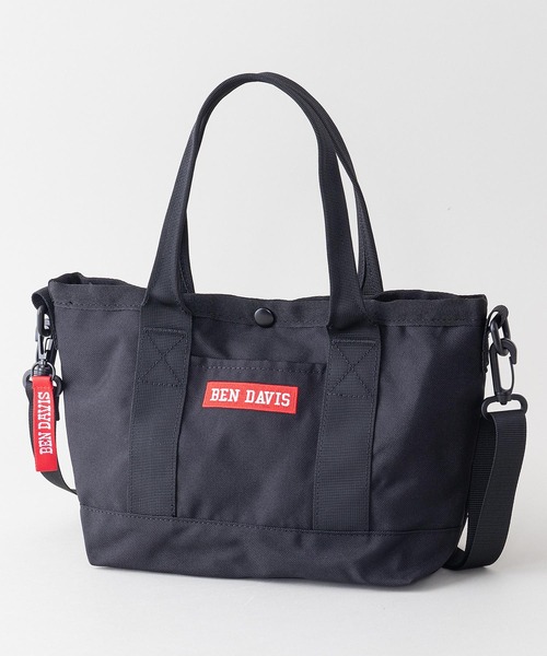 BEN DAVIS(ベンデイビス)の「【BEN DAVIS/ベンデイビス】2WAY トラベルショルダー トートバッグM BDW-8068 ポリエステルキャンバス素材使用(ショルダーバッグ・メンズ・パープル/ブラック/レッド・FREE)」の3枚目の写真