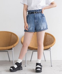 repipi armario（レピピ アルマリオ）の「ペーパーバックショートパンツ（デニムパンツ・キッズ）」