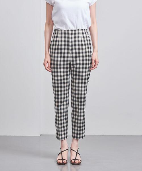 UNITED ARROWS(ユナイテッドアローズ)の「ギンガムチェック スリムパンツ(その他パンツ・レディース・その他7/その他1・34/36/38/40)」の3枚目の写真