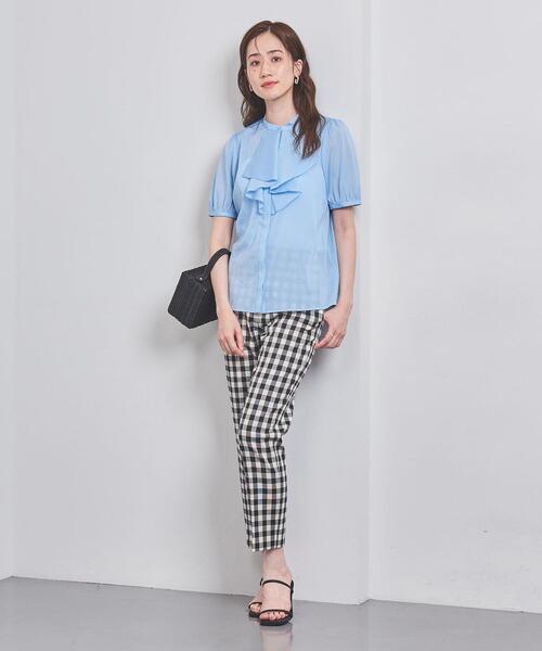 UNITED ARROWS(ユナイテッドアローズ)の「ギンガムチェック スリムパンツ(その他パンツ・レディース・その他7/その他1・34/36/38/40)」の8枚目の写真