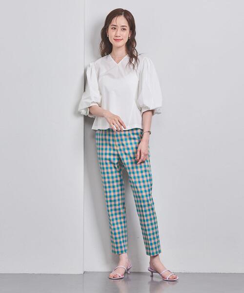 UNITED ARROWS(ユナイテッドアローズ)の「ギンガムチェック スリムパンツ(その他パンツ・レディース・その他7/その他1・34/36/38/40)」の15枚目の写真