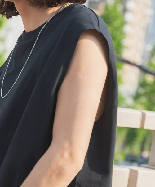 WEGO（ウィゴー）の「WEGO/ヘビーウエイトノースリーブ（タンクトップ・メンズ・ブラック/ホワイト・MEDIUM/LARGE）」の16枚目の写真