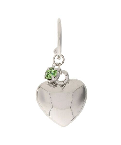 jouetie（ジュエティ）の「ポイントビジューハートピアス（ピアス（両耳用）・レディース・シルバー/ゴールド・FREE）」の4枚目の写真