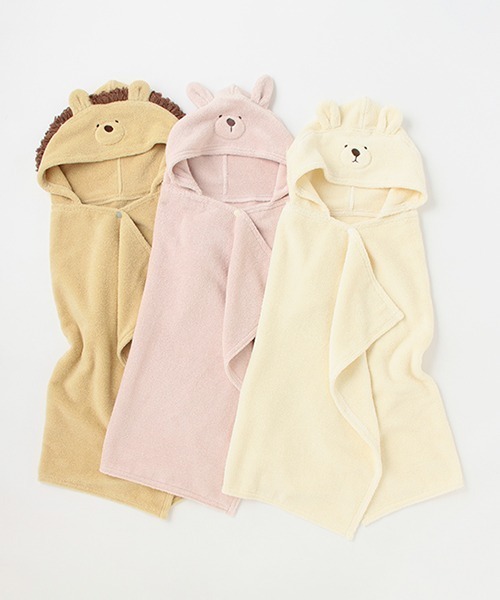 petit main(プティマイン)の「【抗菌防臭】バスポンチョ(その他ベビー用品・キッズ・ライトピンク/イエロー/アイボリー・FREE)」の11枚目の写真