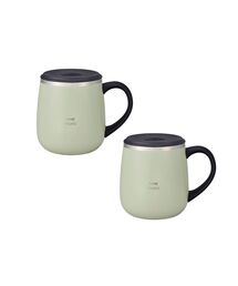 BRUNO（ブルーノ）の「蓋つきステンレスマグ short 2個入りセット（グラス/マグカップ/タンブラー）」