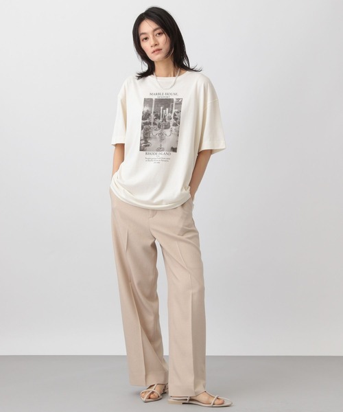 A part by（アパートバイ）の「【Good Rock Speed別注】フォトTEE_5分袖（Tシャツ/カットソー・レディース・ブラック/アイボリー・FREE）」の8枚目の写真