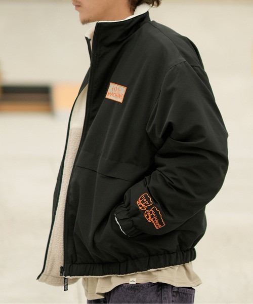 希少TOY MACHINEトイマシーン中綿リバーシブルジャケットXLMMMB×H 希少TOY MACHINEトイマシーン中綿リバーシブルジャケットXLMMMB×H