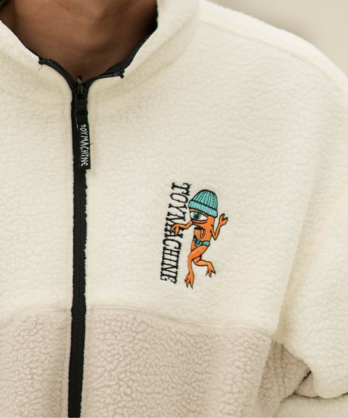 TOY MACHINE(トイ マシーン)の「【ムラサキスポーツ別注】TOY MACHINE/トイマシーン ジャケット ビックシルエット リバーシブル フリース MTMFDJK10(その他アウター・レディース・アーミー/ブラック・L/M/XL)」の18枚目の写真