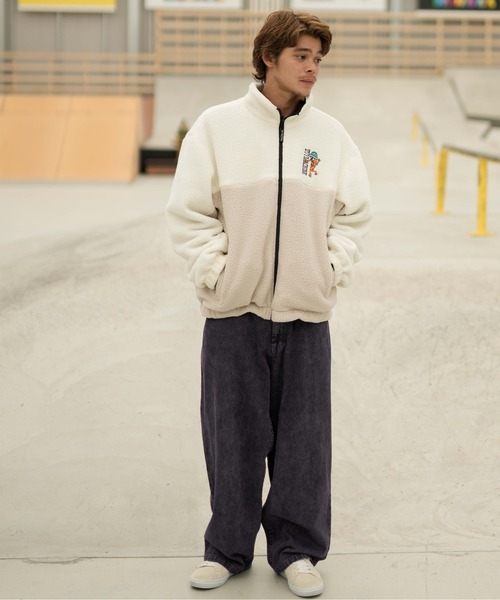 TOY MACHINE(トイ マシーン)の「【ムラサキスポーツ別注】TOY MACHINE/トイマシーン ジャケット ビックシルエット リバーシブル フリース MTMFDJK10(その他アウター・レディース・アーミー/ブラック・L/M/XL)」の15枚目の写真