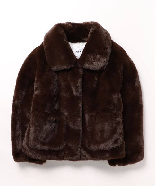 jakke（ジャッキー）の「jakke/ジャッキー/TRACI COAT CHOCOLATE