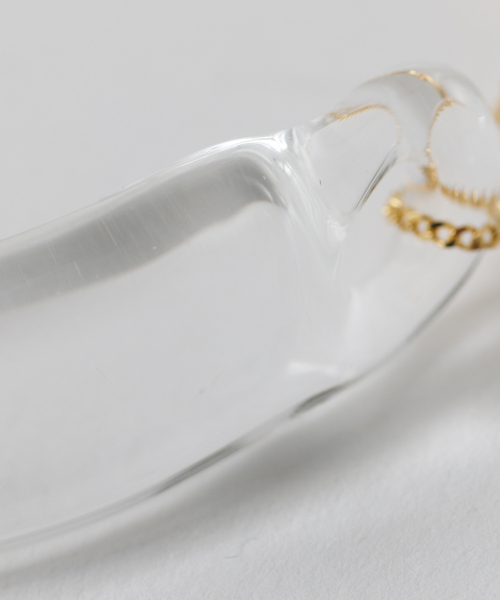 HARIO Lampwork Factory（ハリオランプワークファクトリー）の「【HARIO Lampwork Factory】 バングル　スモーク（バングル/リストバンド・レディース・クリア・フリー）」の6枚目の写真