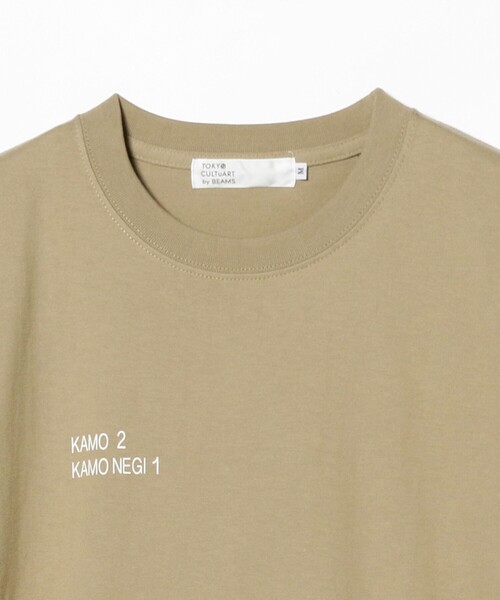 TOKYO CULTUART by BEAMS（トウキョウカルチャートバイビームス）の「DAISAK / KAMO NEGI Tee shirt（Tシャツ/カットソー・メンズ・ホワイト系その他2/ベージュ・MEDIUM/LARGE/X-LARGE/SMALL）」の12枚目の写真