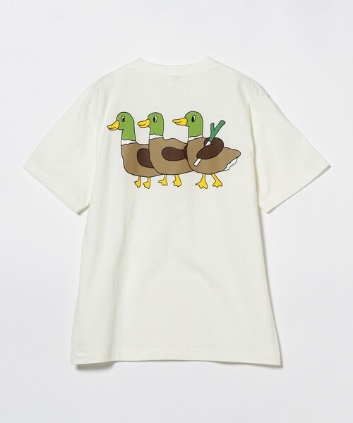 TOKYO CULTUART by BEAMS（トウキョウカルチャートバイビームス）の「DAISAK / KAMO NEGI Tee shirt（Tシャツ/カットソー・メンズ・ホワイト系その他2/ベージュ・MEDIUM/LARGE/X-LARGE/SMALL）」の15枚目の写真
