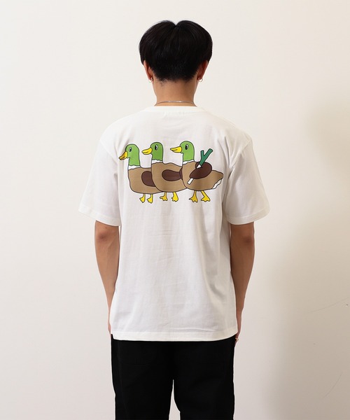 TOKYO CULTUART by BEAMS（トウキョウカルチャートバイビームス）の「DAISAK / KAMO NEGI Tee shirt（Tシャツ/カットソー・メンズ・ホワイト系その他2/ベージュ・MEDIUM/LARGE/X-LARGE/SMALL）」の4枚目の写真