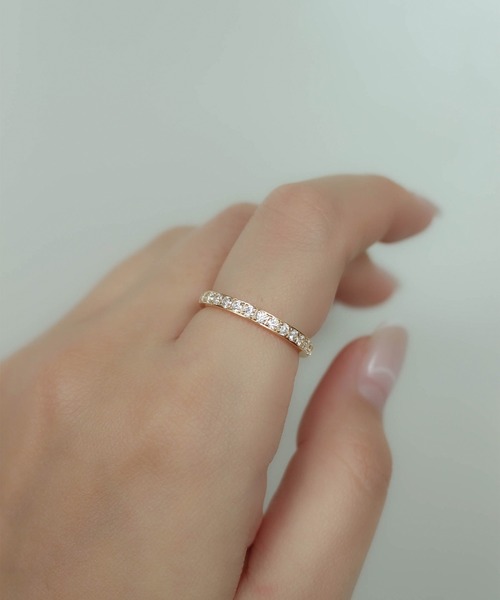 ebine(エビネ)の「2mm Full Eternity Ring 金属アレルギー対応 サージカルステンレス(リング・レディース・ピンク/ゴールド/シルバー・9号/7号/13号/11号/16号)」の13枚目の写真