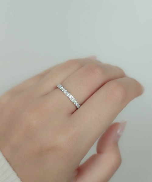 ebine(エビネ)の「2mm Full Eternity Ring 金属アレルギー対応 サージカルステンレス(リング・レディース・ピンク/ゴールド/シルバー・9号/7号/13号/11号/16号)」の15枚目の写真