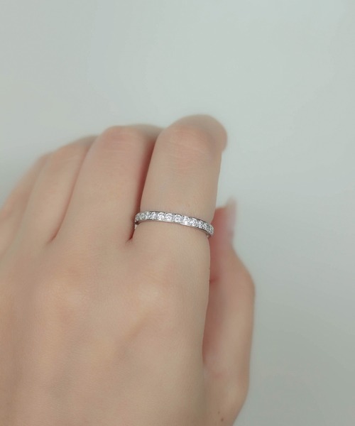 ebine(エビネ)の「2mm Full Eternity Ring 金属アレルギー対応 サージカルステンレス(リング・レディース・ピンク/ゴールド/シルバー・9号/7号/13号/11号/16号)」の16枚目の写真